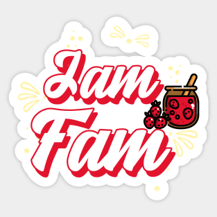 Jam Fam Sticker